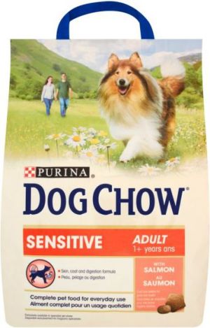 Purina Łosoś Dog Chow Adult Sensitive 2,5kg 1