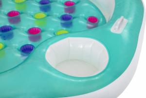 Bestway Materac do Pływania Double Designer Lounge, turkusowy 224 x 174 cm 11