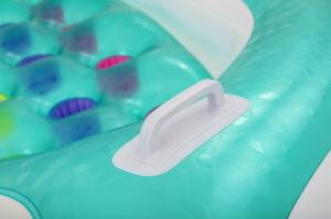 Bestway Materac do Pływania Double Designer Lounge, turkusowy 224 x 174 cm 2