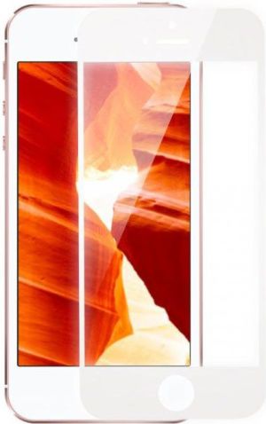 KMP Szkło ochronne do iPhone SE / 5s / 5 biały (AKGSHKMPLTEL0001) 1