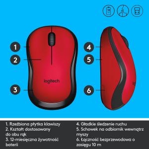 Mysz Logitech M220 (910-004880) 6