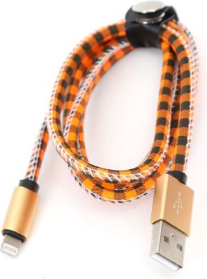 Kabel USB Platinet USB-A - 1 m Pomarańczowy (PUCLCIP1O) 1