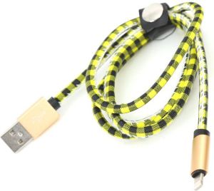Kabel USB Platinet USB-A - Lightning 1 m Żółty (PUCLCIP1Y) 1