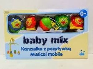Baby Mix Karuzela plastikowa - lwy (AX0924) 1