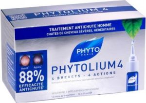 Phyto Phytolium 4 Traitement Anti-Chute Stimulateur de Croissance Homme (M) intensywna kuracja przeciw wypadaniu włosów 12x3.5ml 1