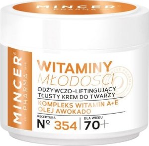 Mincer Krem do twarzy Pharma Witaminy Młodości 70+ odżywczo-liftingujący 50ml 1