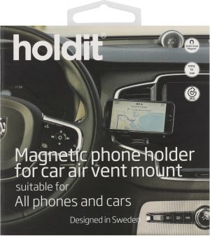 Holdit Uchwyt magnetyczny do samochodu Button 612682 2