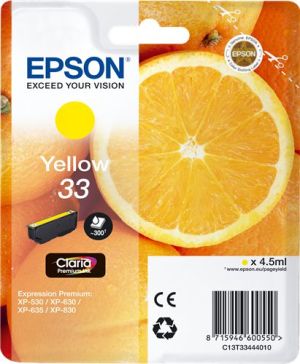 Tusz Epson Yellow 33 (C13T33444010) 1