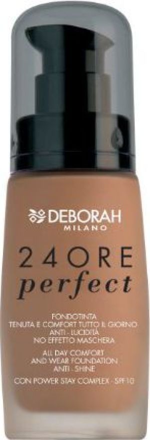 Deborah Milano 24 Ore Perfect Foundation SPF10 długotrwały podkład do twarzy 04 Apricot 30ml 1