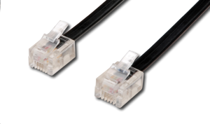 MicroConnect Kabel telefoniczny 6P4C, RJ11, 3m, czarny (93068) 1