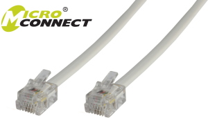 MicroConnect Kabel RJ12 6C/6P 2m (MPK102) 1