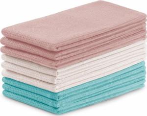 AmeliaHome KIT/AH/LETTY/WAFFLE/TURQ&PINKS/9PACK/50X70 1