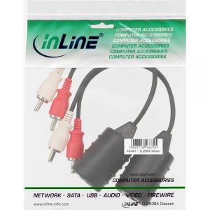 System przekazu sygnału AV InLine RCA (Cinch) x2 - RJ-45 0.1m czarny (89001) 3