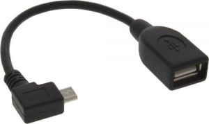 Adapter USB InLine microUSB - USB Czarny  (31606W) 1
