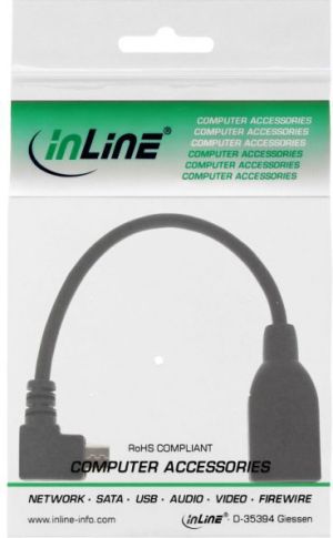 Adapter USB InLine USB-A - MicroUSB Czarny  (31606W) 3