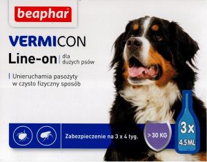 Beaphar Vermicon Dog L - Preparat na ektopasożyty dla psów >30 KG 1