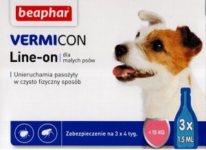 Beaphar Vermicon Dog S - Preparat na ektopasożyty dla psów do 15kg 1
