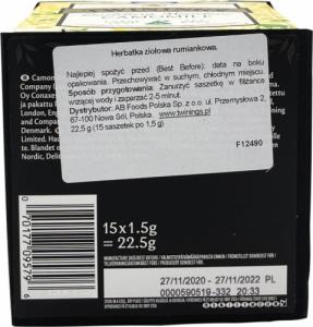 Twinings Herbata Twinings Budding Meadow Camomile 15 szt 4