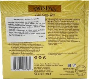 Twinings Herbata Twinings Earl Grey Herbata 50 szt 3
