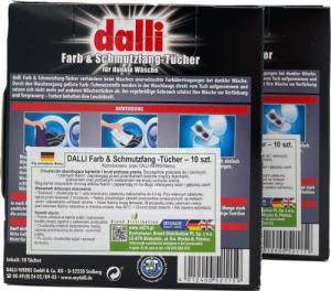 Dalli Werke Zestaw: 2x Chusteczki do prania Dalli do tkanin czarnych po 10szt 2