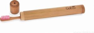 GoEco Bambusowa szczoteczka do zębów GoEco BAMBOO różowa 2