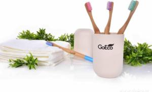 GoEco Bambusowa szczoteczka do zębów GoEco BAMBOO różowa 4