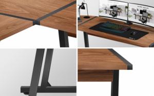 Biurko Mark Adler Leader 5.5 Orzechowe 147 cm x 112.5 cm 6