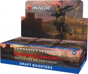 Wizards of the Coast Magic the Gathering: Commander Legends - Battle for Baldur's Gate - Draft Booster Box (24 szt.) 1