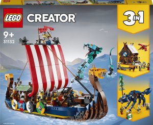 LEGO Creator Statek wikingów i wąż z Midgardu (31132) 1