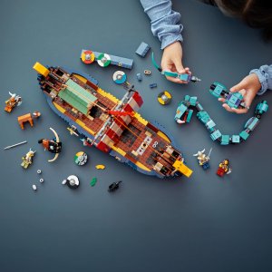 LEGO Creator Statek wikingów i wąż z Midgardu (31132) 3