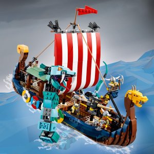 LEGO Creator Statek wikingów i wąż z Midgardu (31132) 5