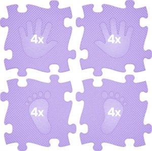 Askato Mata podłogowa 16 elementów Magic Set liliowa MFK-044-4 1