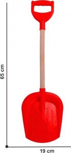 Technok Łopata duża z drewnianym uchwytem 2896 TechnoK p20 mix cena za 1 szt 2