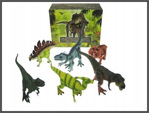 Figurka Hipo Dinozaur z dźwiękiem 6 wzorów 26cm p6 KL1106 cena za 1 sztukę 2