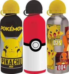 Kids Euroswan Bidon aluminiowy 500ml 3 wzory Pokemon PK0001 Kids Euroswan p12 mix cena za 1 szt 1