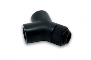 EK Water Blocks EK-AF Y-Splitter 1/4" Black (3831109846995) 2