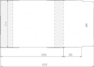 Sztapel Okładka regulowana 214x365mm (50szt) 1