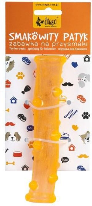 zabawka dla psa patyk na przysmaki, guma miękka, 17 x 4,5 cm - 16635 1
