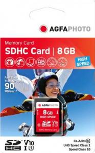 Karta AgfaPhoto SDHC 8 GB Class 10 UHS-I/U1 V10 (10425) 1