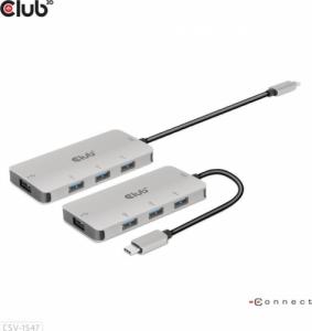 HUB USB Club 3D 4x USB-A 3.2 Gen2 (CSV-1547) 3