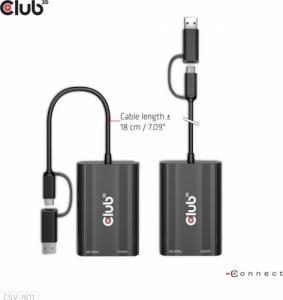 Stacja/replikator Club 3D USB-C/A (CSV-1611) 3