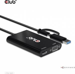 Stacja/replikator Club 3D USB-C/A (CSV-1611) 4