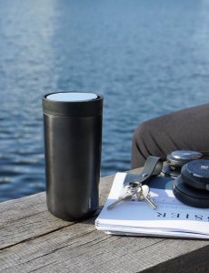 Stelton Stelton To Go Click Thermal Mug 0,4 l black metallic 3