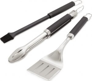 Weber Weber Grill Cutlery Precision 3 pcs, Stainless Steel black 1