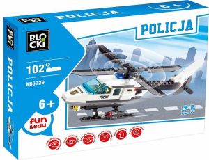 Blocki Policja - Helikopter 102 elementów (KB6729) 1