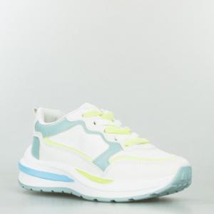 Estetino Sneakersy na koturnie kolorowe białe-36 2