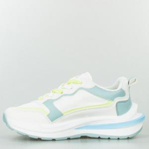 Estetino Sneakersy na koturnie kolorowe białe-38 3