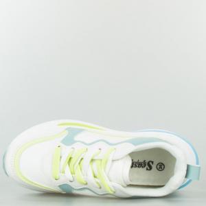 Estetino Sneakersy na koturnie kolorowe białe-38 4