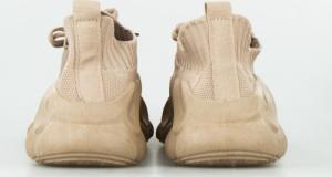 Estetino Sneakersy na koturnie tekstylne wiązane khaki-40 7