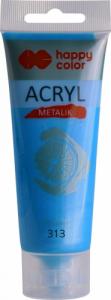 Happy Color Farba akrylowa Happy Color 75ml niebieski perłowy metalik 6